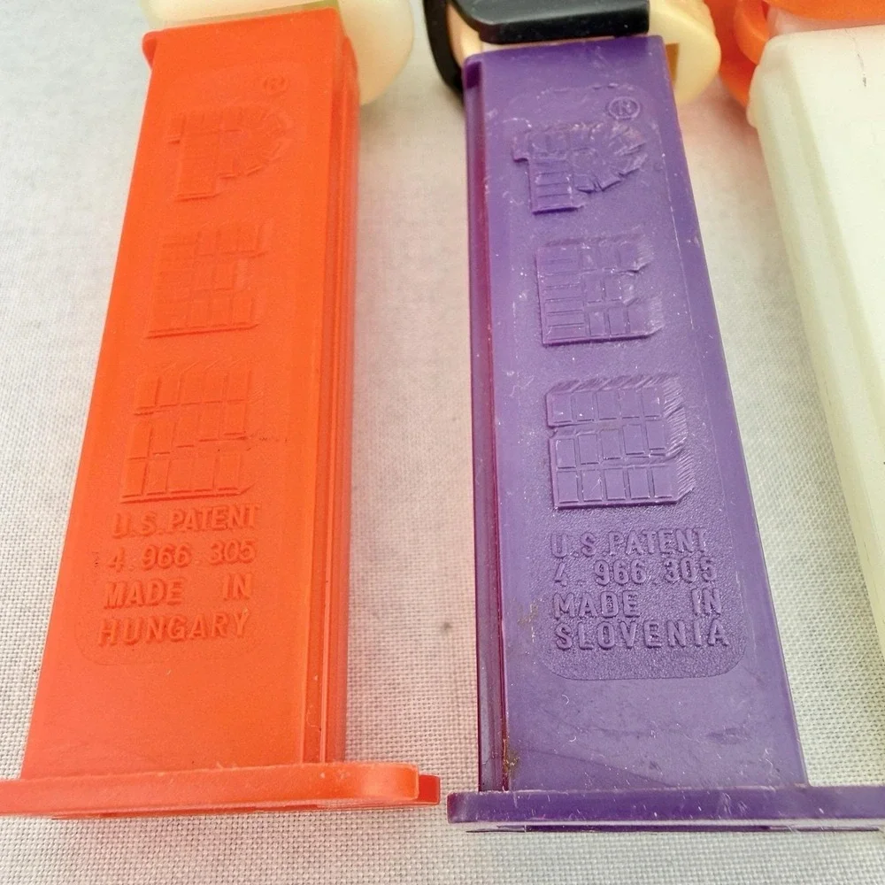 Vintage Halloween Pez Candy Dispenser‎ Lot of 3 Pumpkin - Skeleton/Skull - Ghost